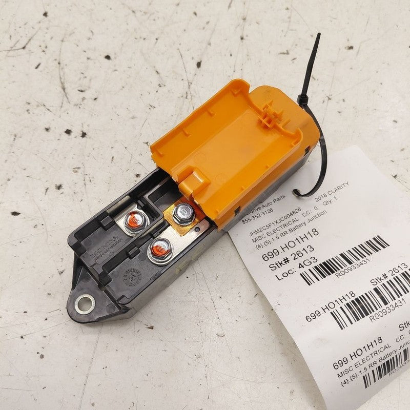 Honda Clarity Passenger Right Rear Hybrid Battery Junction 2018 2019 2