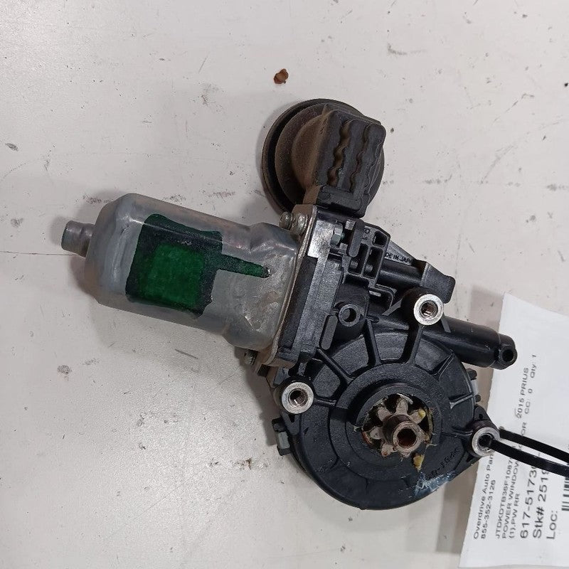 Left Rear Power Window Motor Toyota Prius C VIN B3 12-19 Toyota Prius