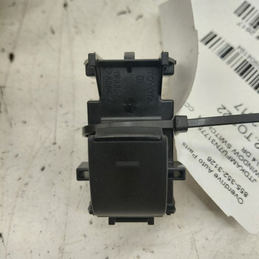 Toyota Prius Window Switch Power Left Driver Rear  2022 2021 2020