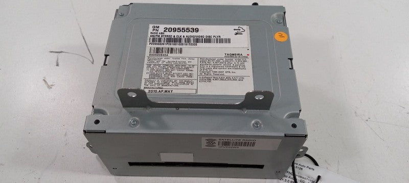 20955539 Audio Equipment Radio Receiver Opt Uyz Fits 10-12 SRX