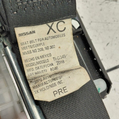 Driver Left Front Seat Belt Strap Retractor Fits 16-19 Nissan Versa