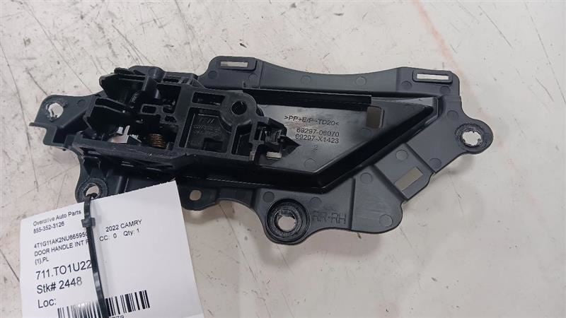 Toyota Camry Door Handle Right Passenger Rear Interior Inside  2021 20