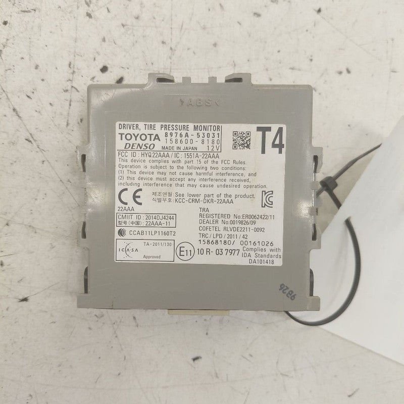 Lexus IS350 TPMS Control Module {8976A53031} 2020 2019 2018