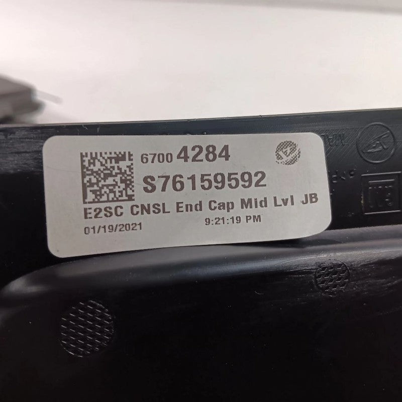 Chevy Malibu Center Console Rear End Cap Trim Cover  2019 2020 2021 2022 2023 20