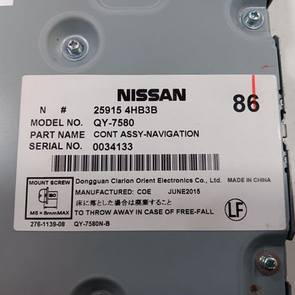 259154HB3B Driver Assist Navigation Control Computer Control Module Fits 15 INFINITI Q50