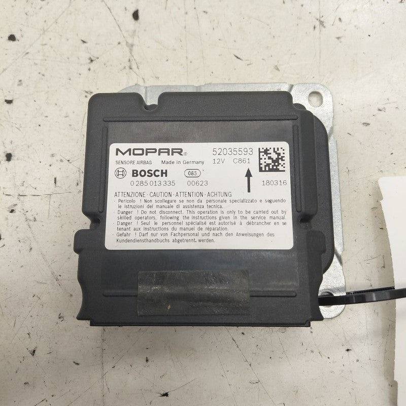 2018 Fiat 500 X Model Restraint Control Module {52035593}
