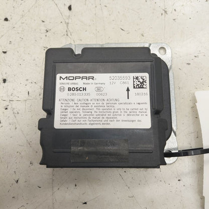 2018 Fiat 500 X Model Restraint Control Module {52035593}
