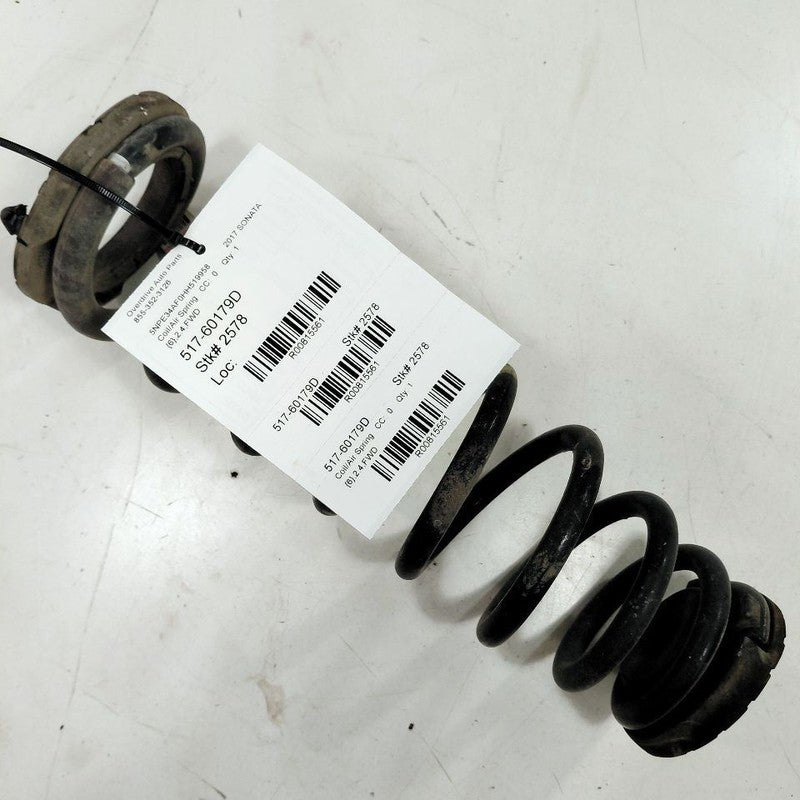 Coil Spring Rear US Built Metal Roof Fits 15-19 Hyundai Sonata OEM