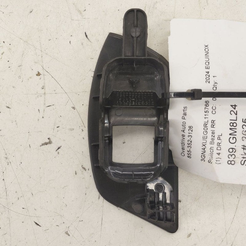 Chevy Equinox Window Switch Bezel Trim Right Rear  2024 2023 2022
