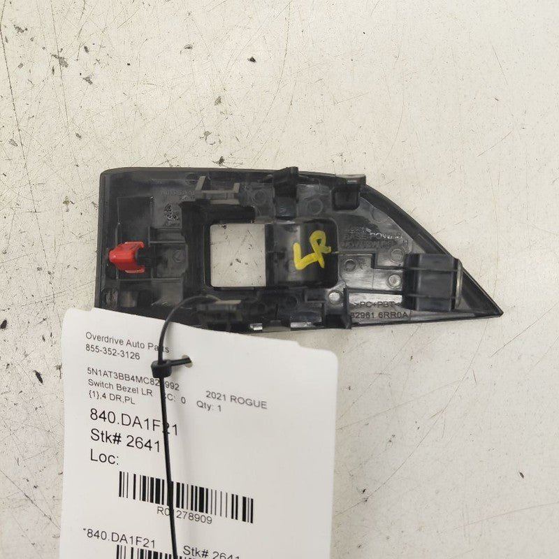 Nissan Rogue Window Switch Bezel Left Rear 2021 2022 2023