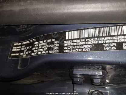 Jeep Renegade Dash Wire Wiring Harness 2023 2022 2021 2020