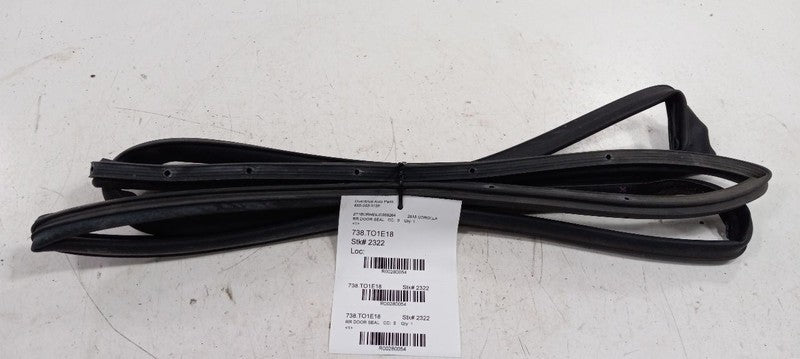 Toyota Corolla On Door Seal Rubber Right Passenger Rear Back 2019 2018