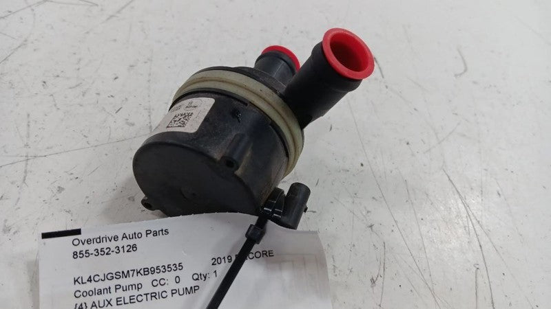 Coolant Water Pump 1.4L VIN M 8th Digit Opt LE2 Auxiliary 16-19 Buick Encore