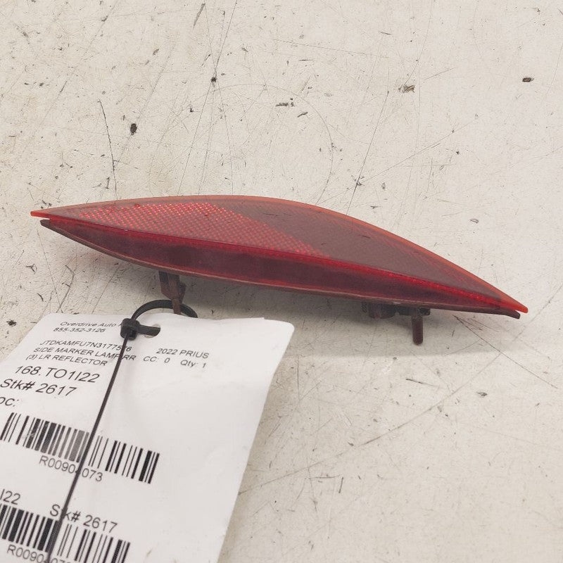 Toyota Prius Left Rear Side Reflector 2022 2021 2020