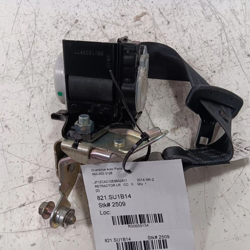 Subaru BRZ Seat Belt Strap Retractor Left Rear Back  2013 2014 2015 2016