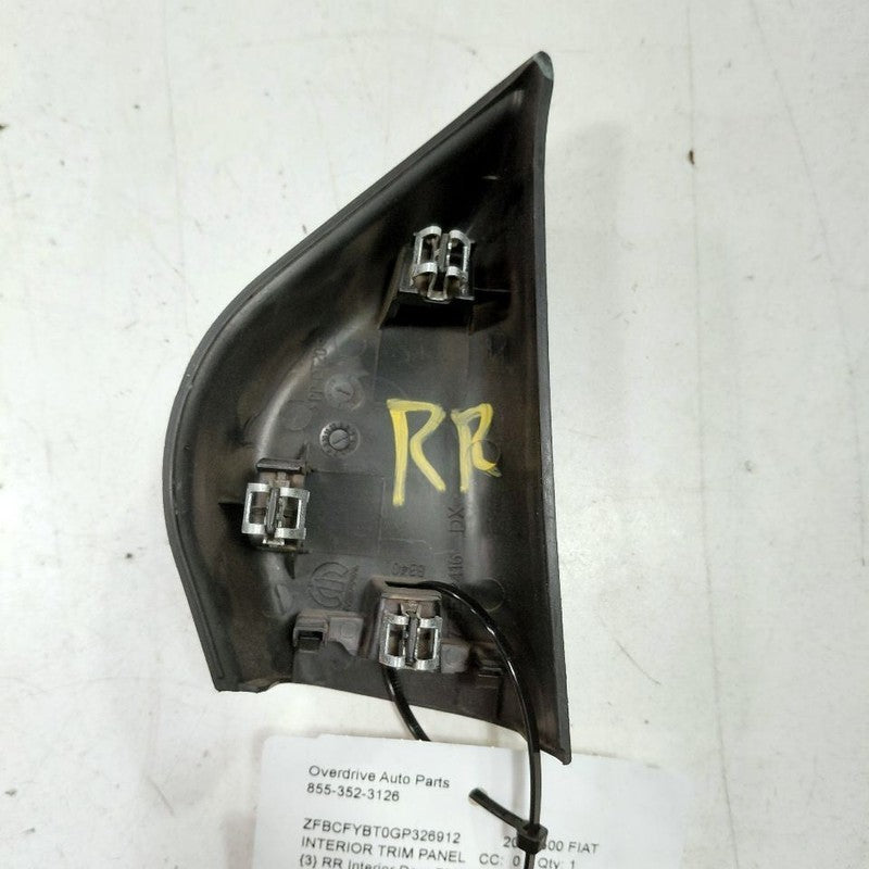 Fiat 500 Passenger Right Rear Interior Door Trim {735572416} 2016 2017