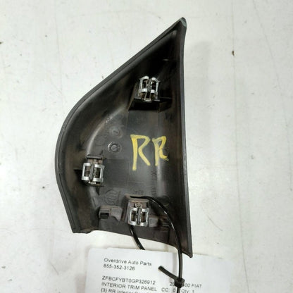 Fiat 500 Passenger Right Rear Interior Door Trim {735572416} 2016 2017
