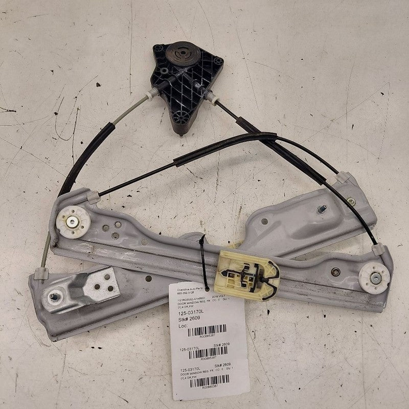 Driver Left Front Window Regulator Track Fits 16-19 Chevy Volt