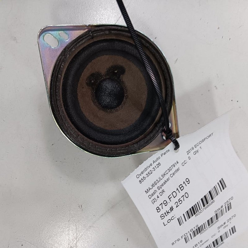 Ford Ecosport Dash Speaker Center Middle  2018 2019 2020 2021 2022 OEM