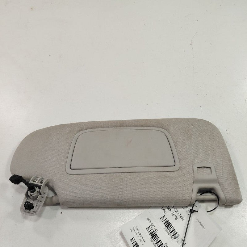 Passenger Right Sun Visor Shade Illuminated With Sunroof 15-16 Ford Fu