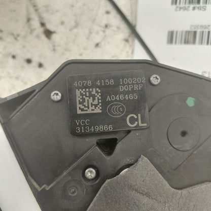 Volvo S60 Door Latch Lock Right Passenger Rear  2013 2014 2015