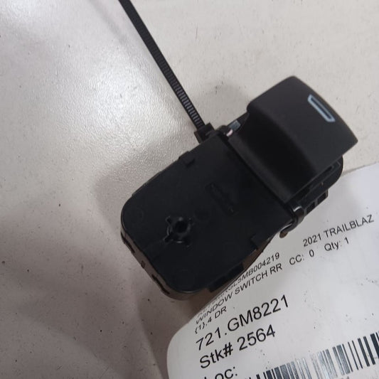 Chevy Trailblazer Power Window Switch Right Passenger Rear  2021 2022 