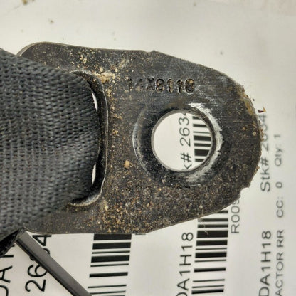 Nissan Versa Note Seat Belt Strap Retractor Right Passenger Rear Back 