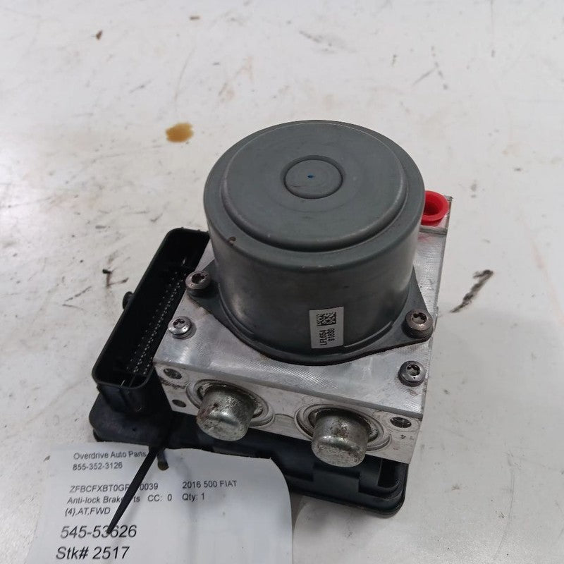Anti-Lock Brake Part Actuator 4 Door X Model Fits 16-17 FIAT 500