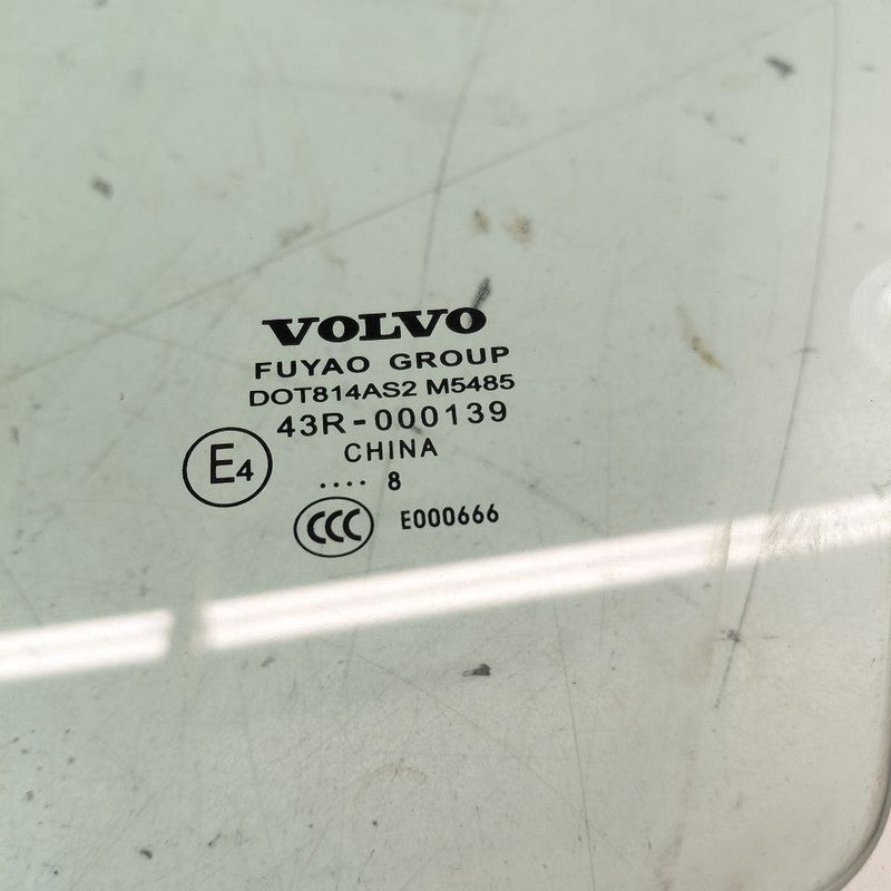 Driver Left Front Door Glass Window VIN L 1st Digit LWB Fits 16-18 Vol