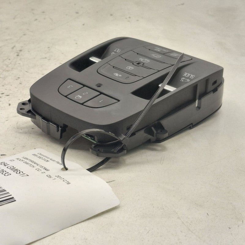 Cadillac CT6 Sun Roof Sunroof Switch  2018 2017 2016