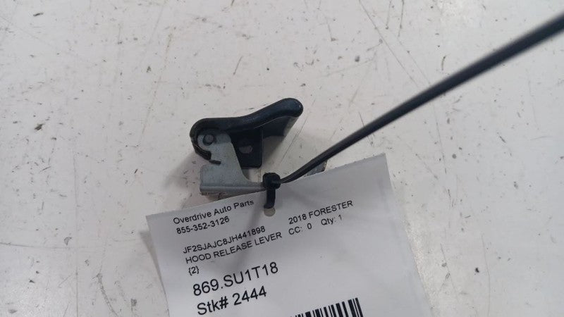 Subaru Forester Hood Latch Release Handle Lever Switch  2017 2018 OEM