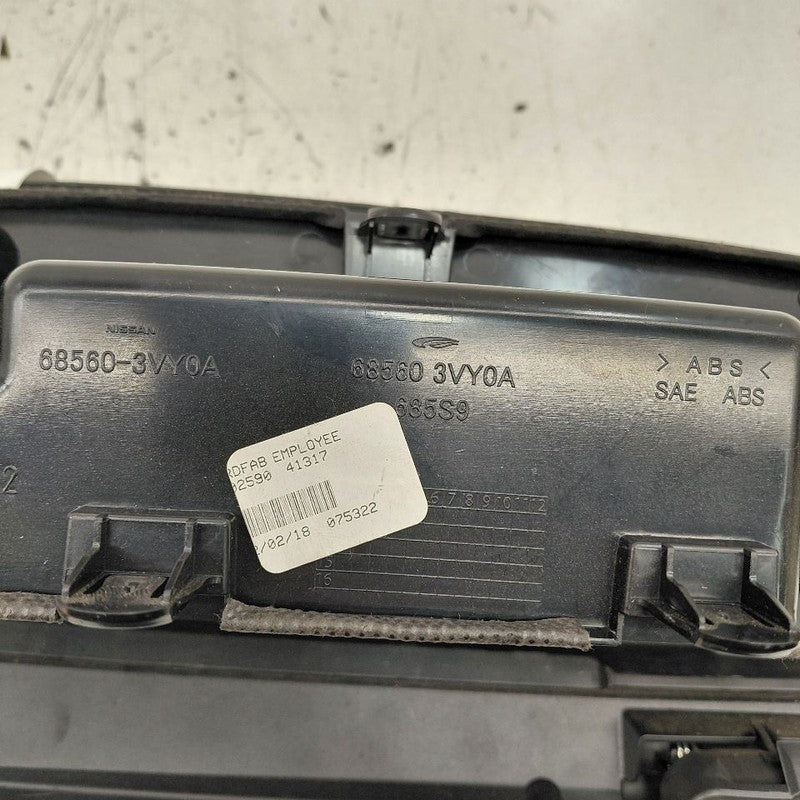 Nissan Versa Note Storage Pocket  2019 2018 2017