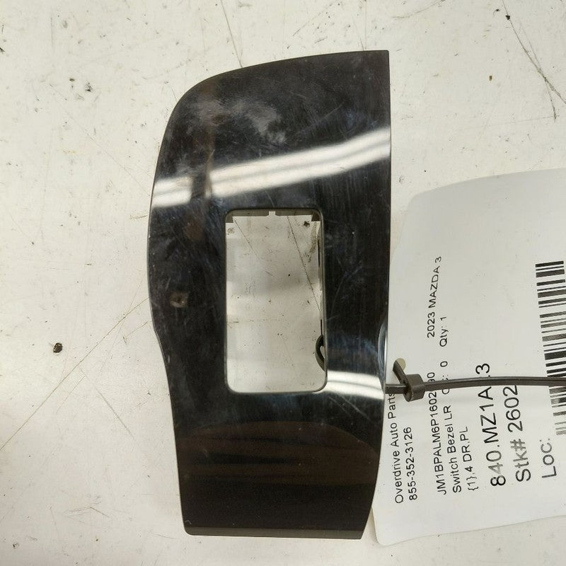 Mazda 3 Window Switch Bezel Left Rear 2023 2022 2021