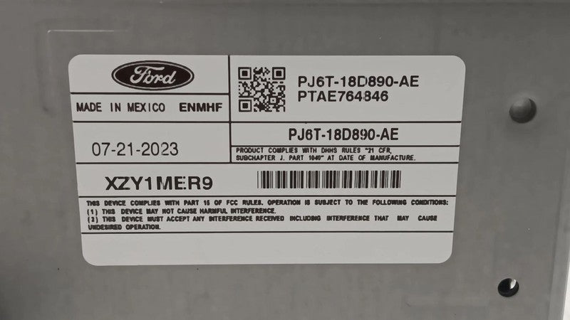 Ford Escape    2023 Audio Equipment Radio OEM
