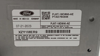 Ford Escape    2023 Audio Equipment Radio OEM