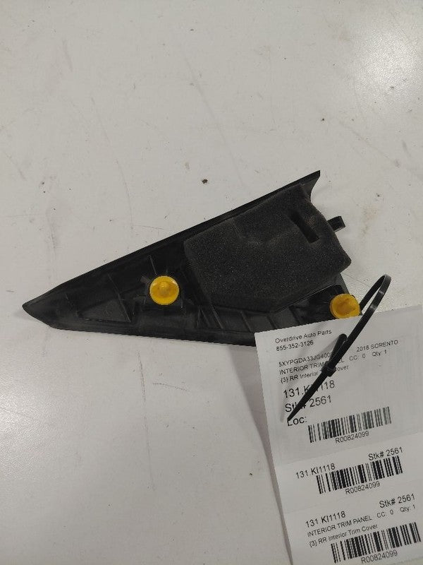 Kia Sorento Passenger Right Rear Interior Trim Cover 2018 2017 2016