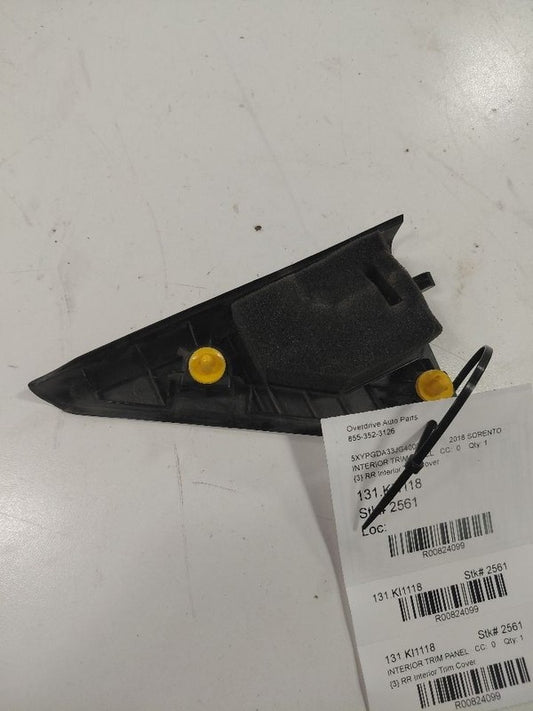 Kia Sorento Passenger Right Rear Interior Trim Cover 2018 2017 2016