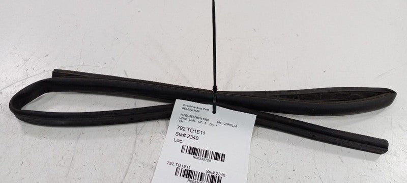 Toyota Corolla Cowl Vent Panel Hood Rubber Seal 2011 2012 2013 OEM