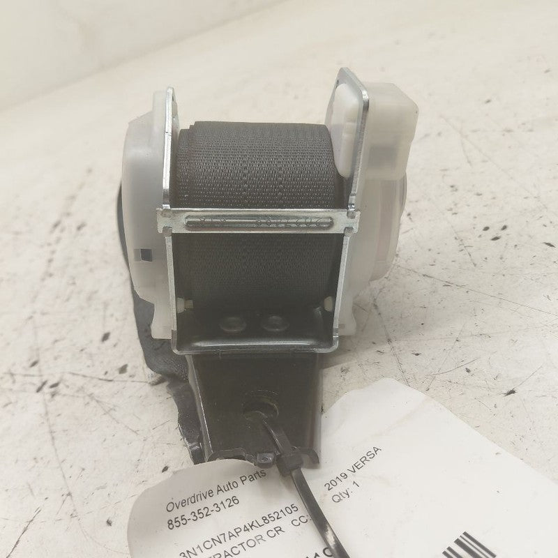 Nissan Versa Seat Belt Strap Retractor Center Middle Rear Back  2019 2
