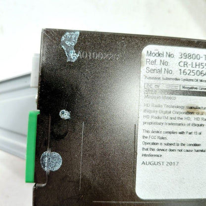 Audio Equipment Radio Satellite Radio Xm ID 39800TBAA22 16-21 Honda Ci