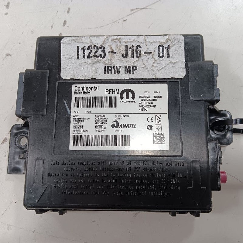 Theft-locking ID 68286842 Computer Control Module 17-18 Jeep Compass O