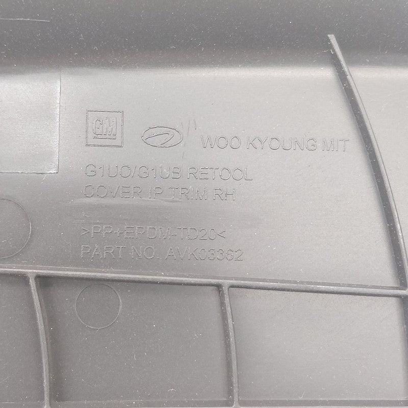 Chevy Trax Dash Side Cover Right Passenger Trim Panel  2022 2021