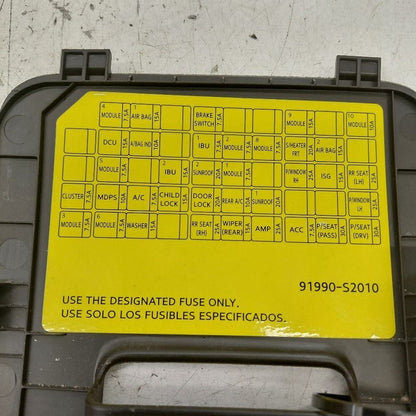 Hyundai Santa Fe Fuse Box Cover 2019 2020