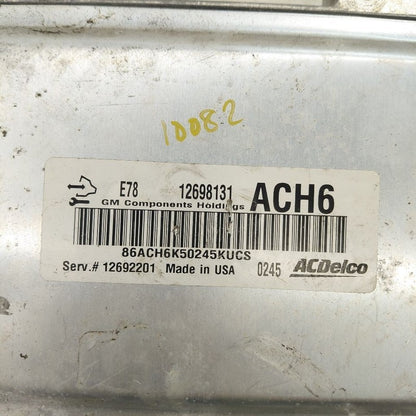 Engine ECM Electronic Control Module {12698131} 1.4L VIN B 17-21 Buick