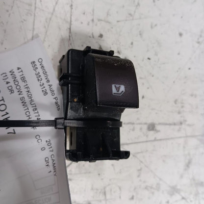 Toyota Camry Power Window Switch Right Passenger Front 2012 2013 2014 