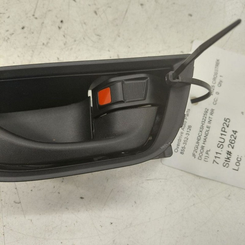 Subaru XV Crosstrek Door Handle Right Passenger Rear Interior Inside  
