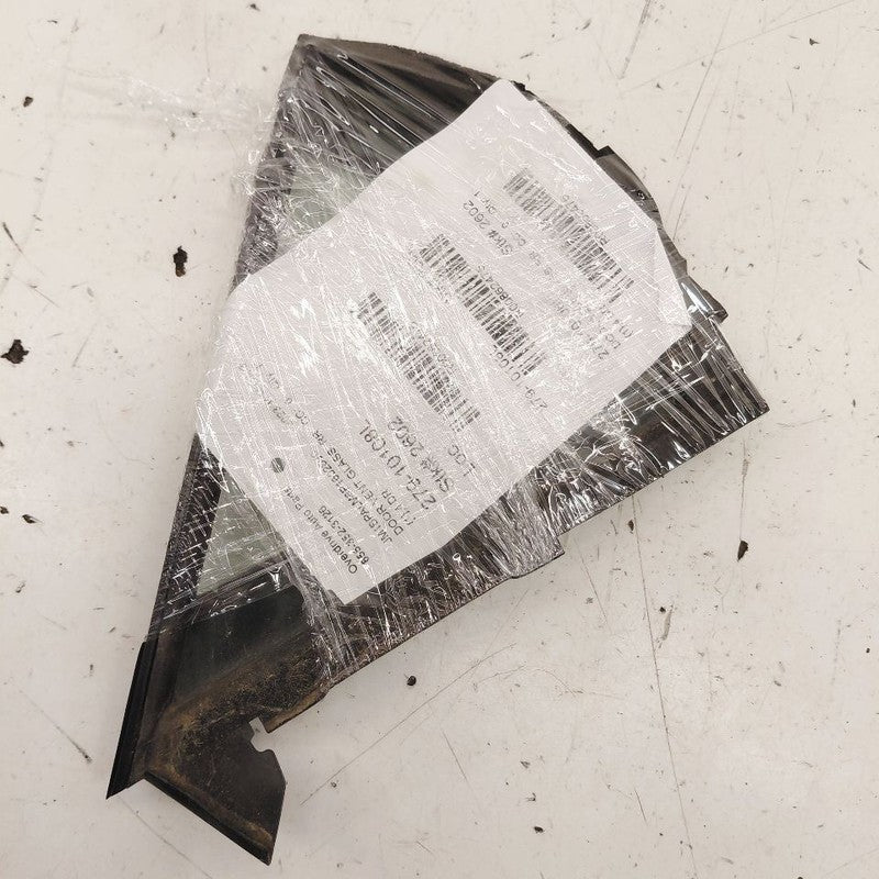 Left Rear Door Vent Glass Window Hatchback Fits 19-23 Mazda 3