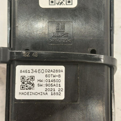 Buick Encore GX Power Window Switch Right Passenger Front  2022 2023 2