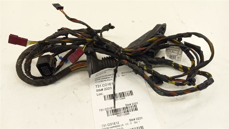 Mini Cooper Countryman Door Harness Wire Wiring Left Rear 2011 2012 20