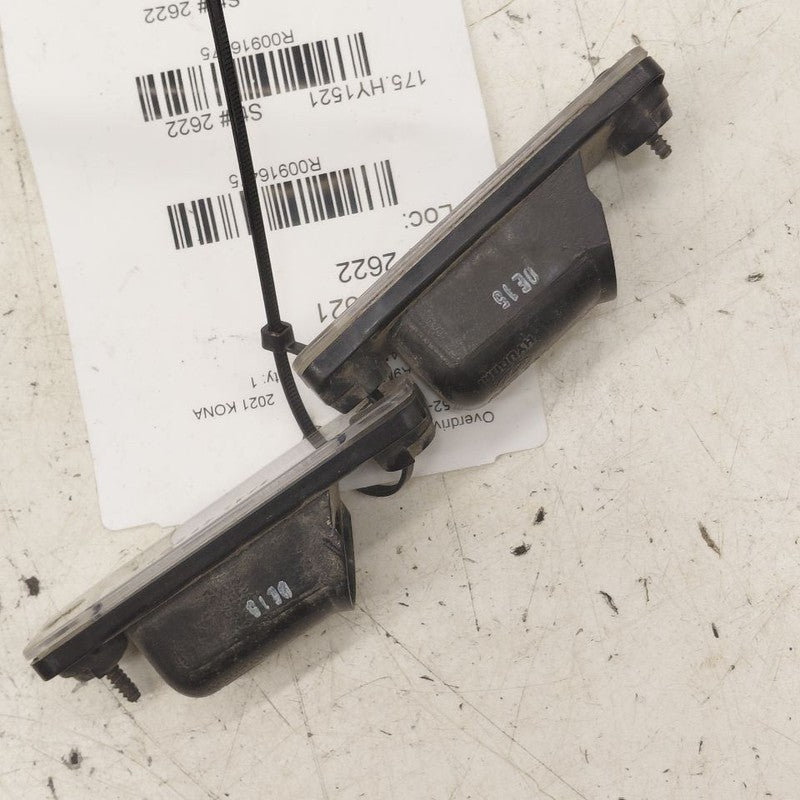 Hyundai Kona License Plate Light Lamp  2021 2020 2019